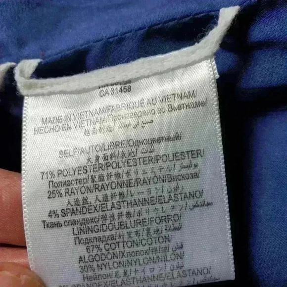 BCBG MAXAZARIA vibrant neon yellow, navy and white blazer. Size xs - Picture 10 of 10